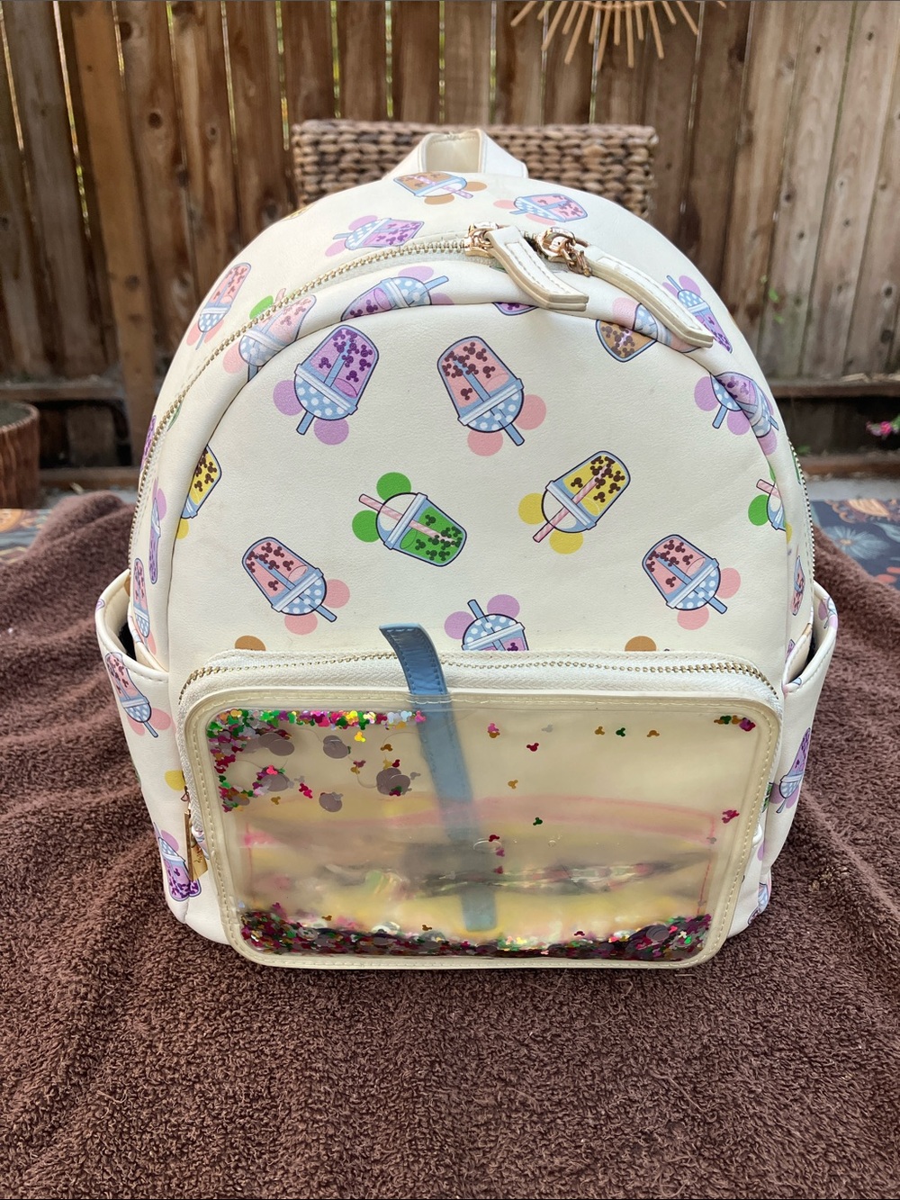 Danielle Nicole Disney Mickey Boba tea mini backpack